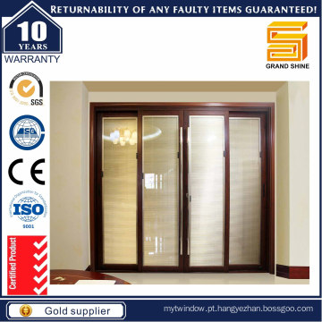 Pátio francês Exterior / Interior Vidro Alumínio / Alumínio Sliding / Bi Folding Door